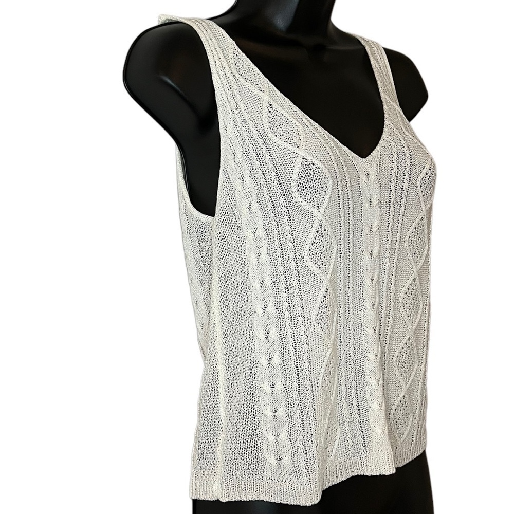 wishlist Sheer Tank in Ivory - Picture 3 of 7